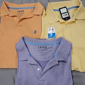 IZOD Kids Polo Shirt - Orange, Yellow, and Purple